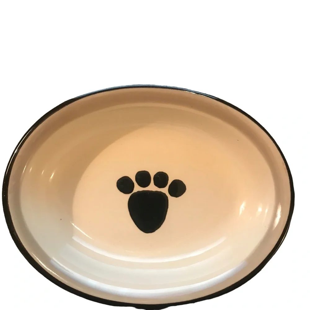 2 Paw Dog Bowls. Like New